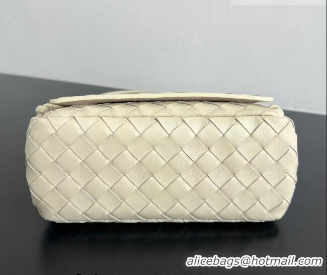 Pretty Style Bottega Veneta Notturno Mini Bag in Intrecciato Leather 843893 Sea Salt 2026