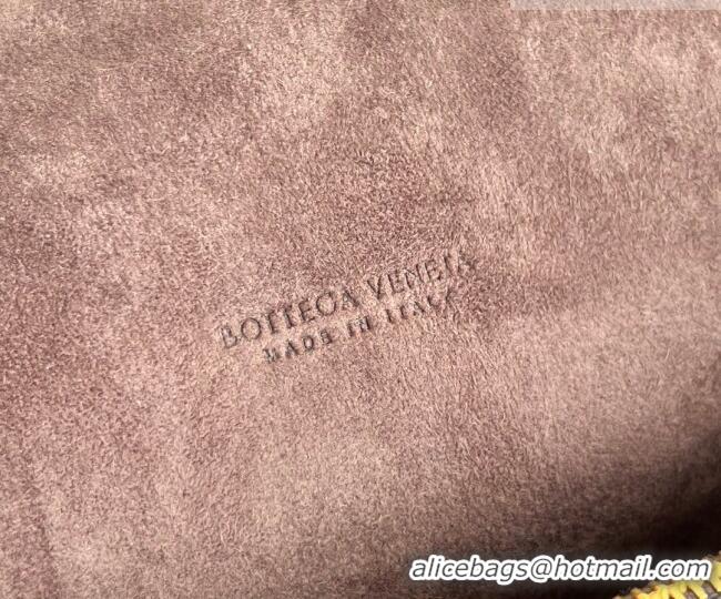 Promotional Bottega Veneta Notturno Mini Bag in Intrecciato Suede 843893 Brown/Fondant 2026