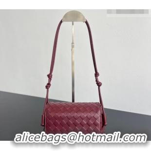 Grade Design Bottega Veneta Notturno Mini Bag in Intrecciato Leather 843893 Barolo Red 2026
