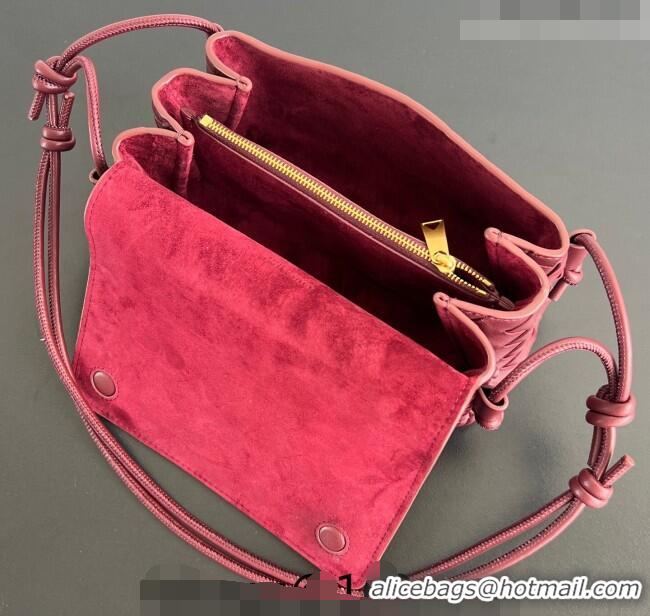 Grade Design Bottega Veneta Notturno Mini Bag in Intrecciato Leather 843893 Barolo Red 2026