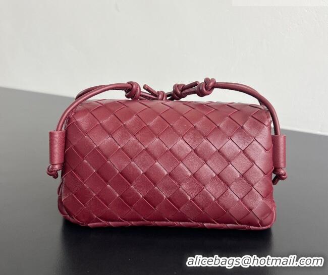 Grade Design Bottega Veneta Notturno Mini Bag in Intrecciato Leather 843893 Barolo Red 2026