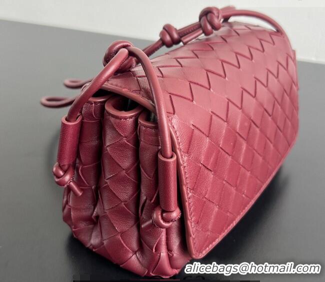 Grade Design Bottega Veneta Notturno Mini Bag in Intrecciato Leather 843893 Barolo Red 2026