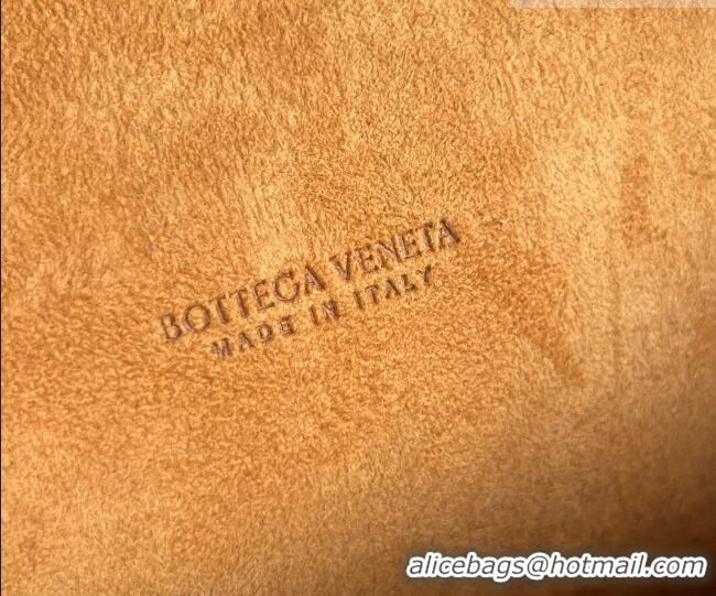 Shop Best Bottega Veneta Notturno Mini Bag in Intrecciato Leather 843893 Light Brown 2026