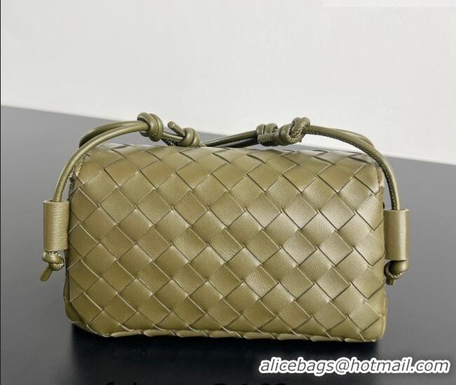 Best Price Bottega Veneta Notturno Mini Bag in Intrecciato Leather 843893 Oil Brown 2026