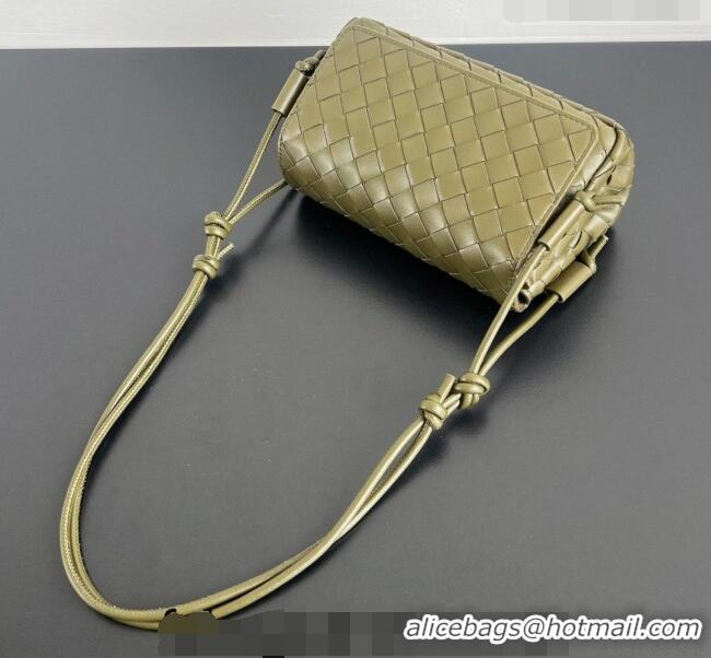 Best Price Bottega Veneta Notturno Mini Bag in Intrecciato Leather 843893 Oil Brown 2026