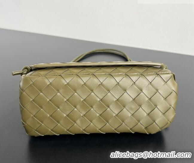 Best Price Bottega Veneta Notturno Mini Bag in Intrecciato Leather 843893 Oil Brown 2026
