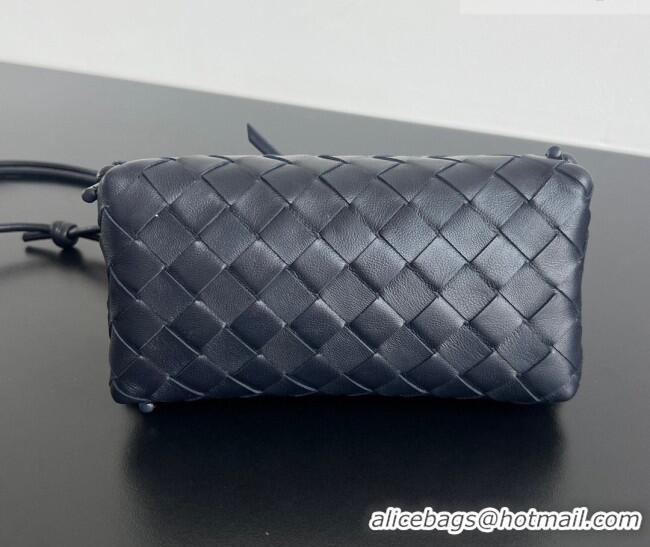 Best Price Bottega Veneta Intrecciato Leather Concert Pouch Mini bag 794258 Midnight Blue 2026