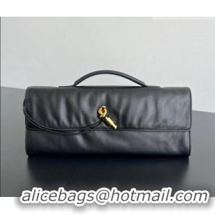 Buy New Cheap Bottega Veneta Andiamo Long Clutch 843797 Black 2026