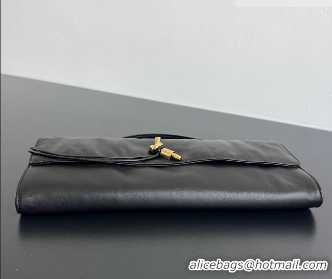 Buy New Cheap Bottega Veneta Andiamo Long Clutch 843797 Black 2026