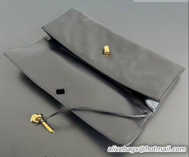 Buy New Cheap Bottega Veneta Andiamo Long Clutch 843797 Black 2026