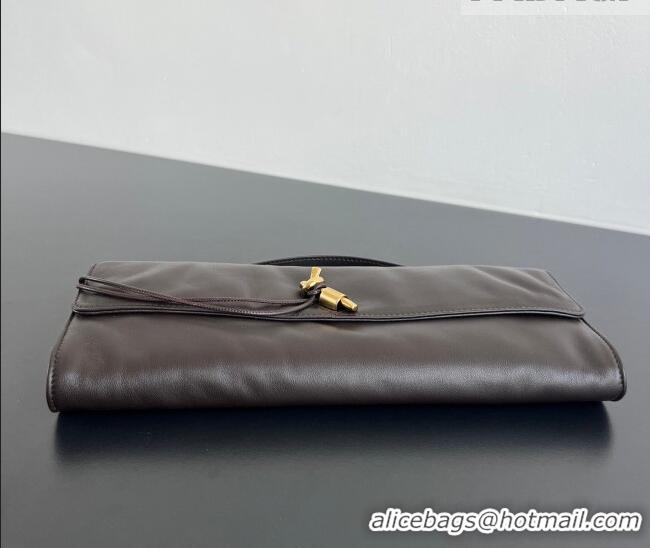 Well Crafted Bottega Veneta Andiamo Long Clutch 843797 Fondant Brown 2026