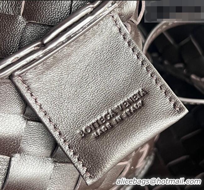 Original Cheap Bottega Veneta Small Campana Hobo Bag in Intrecciato Leather 854248 Fondant Brown 2026