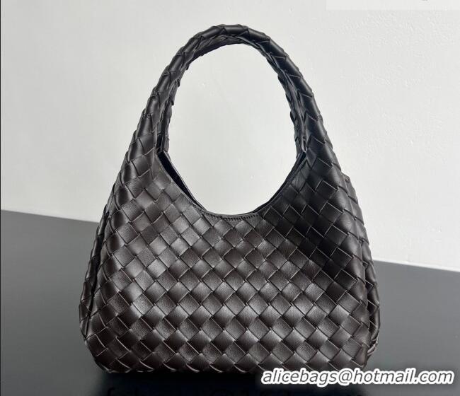 Original Cheap Bottega Veneta Small Campana Hobo Bag in Intrecciato Leather 854248 Fondant Brown 2026