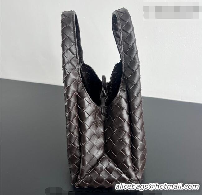 Original Cheap Bottega Veneta Small Campana Hobo Bag in Intrecciato Leather 854248 Fondant Brown 2026