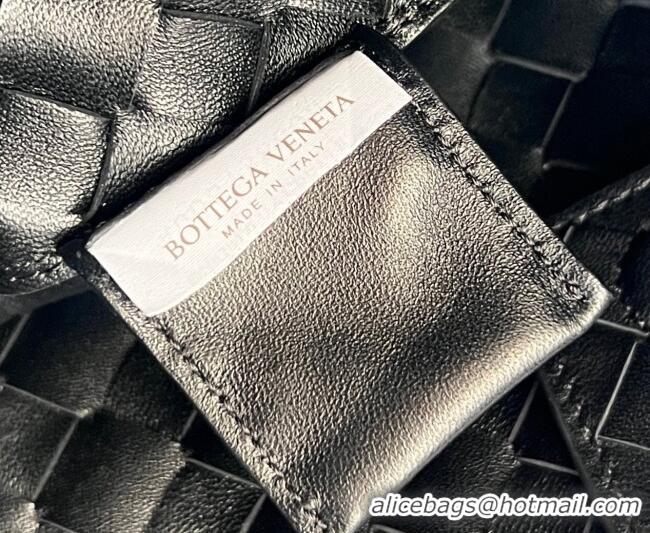 Best Product Bottega Veneta Small Campana Hobo Bag in Intrecciato Leather 854248 Black 2026