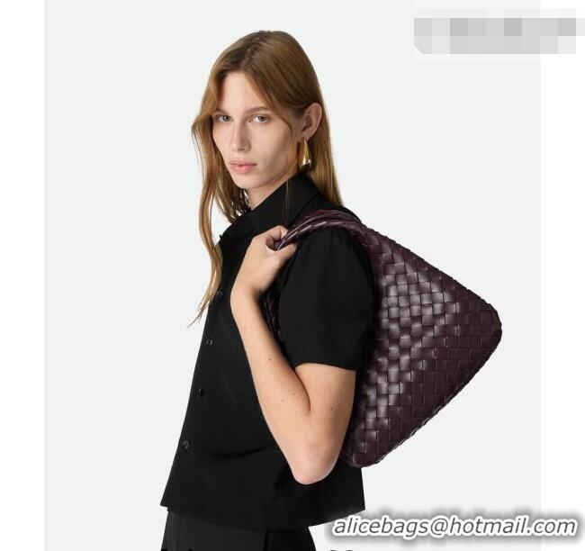 Best Product Bottega Veneta Small Campana Hobo Bag in Intrecciato Leather 854248 Black 2026