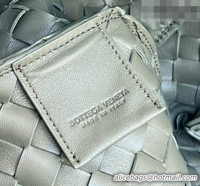 Hot Style Bottega Veneta Large Campana Shoulder Bag in Intrecciato Leather 844250 Pickle Green 2026