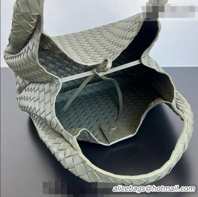 Hot Style Bottega Veneta Large Campana Shoulder Bag in Intrecciato Leather 844250 Pickle Green 2026