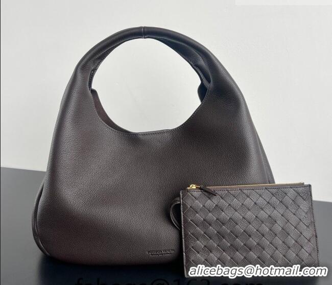 Grade Quality Bottega Veneta Large Campana Shoulder Bag in Grained Leather 844251 Fondant Brown 2026