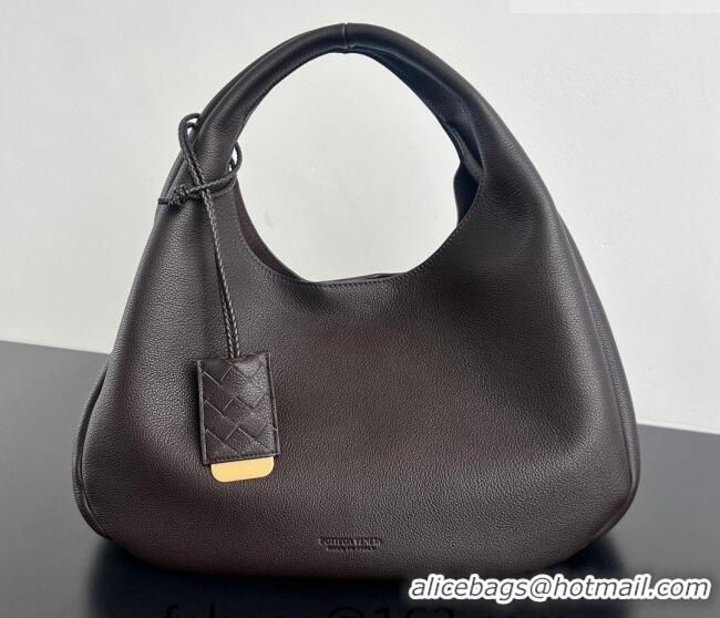 Grade Quality Bottega Veneta Large Campana Shoulder Bag in Grained Leather 844251 Fondant Brown 2026