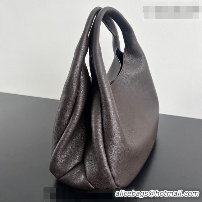 Grade Quality Bottega Veneta Large Campana Shoulder Bag in Grained Leather 844251 Fondant Brown 2026