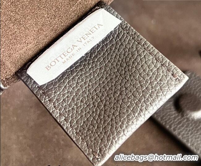 Grade Quality Bottega Veneta Large Campana Shoulder Bag in Grained Leather 844251 Fondant Brown 2026