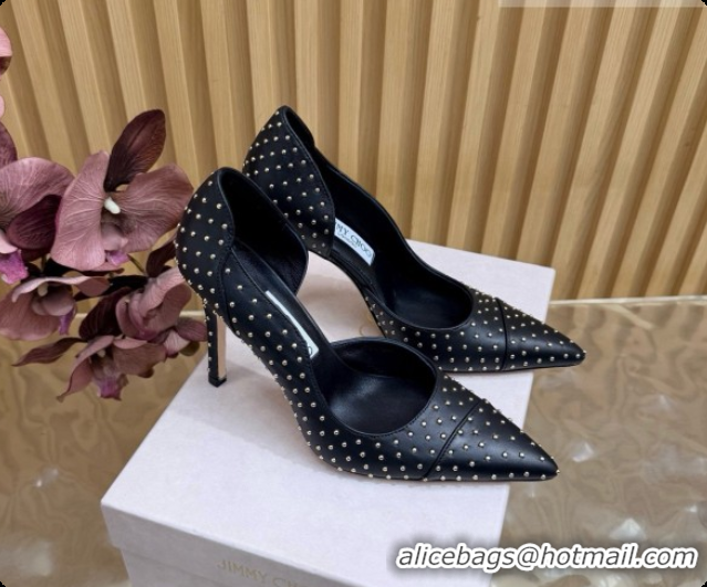 Popular Style Jimmy Choo Brigitte 100 Pumps with Studs J091251 Black 2026