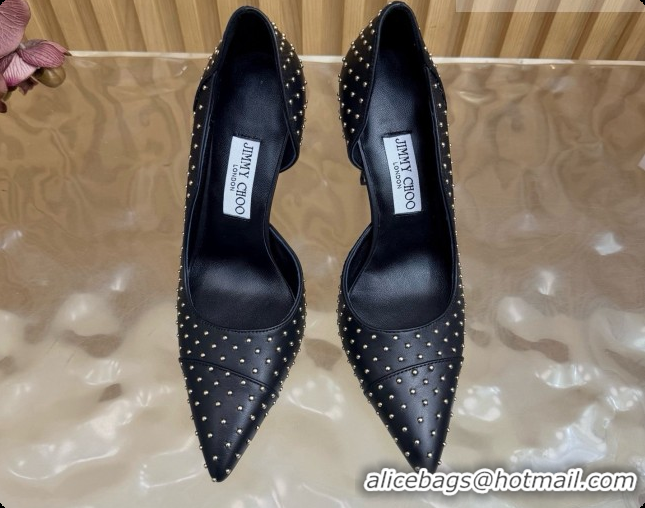 Popular Style Jimmy Choo Brigitte 100 Pumps with Studs J091251 Black 2026