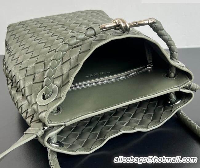 Inexpensive Bottega Veneta Andiamo Small Bucket Bag in Intrecciato Leather 855759 Pickle Green 2026