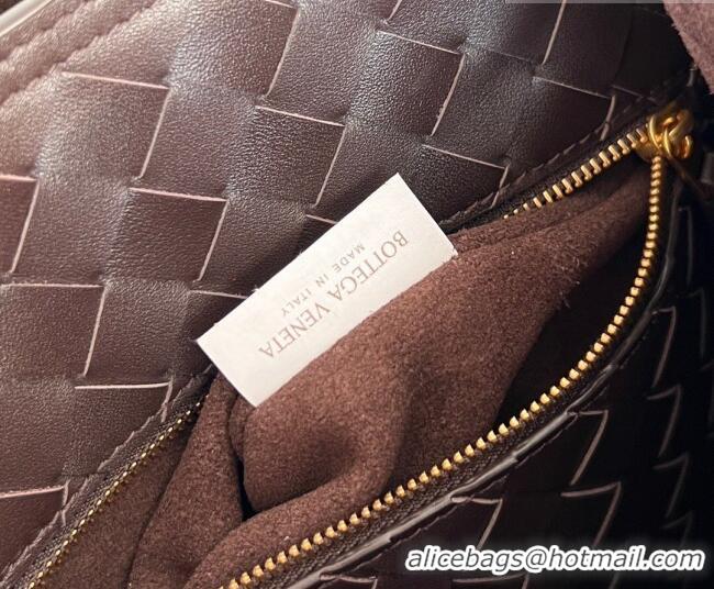 Grade Cheap Bottega Veneta Andiamo Bucket Bag in Silky Leather 844169 Fondant Brown 2026