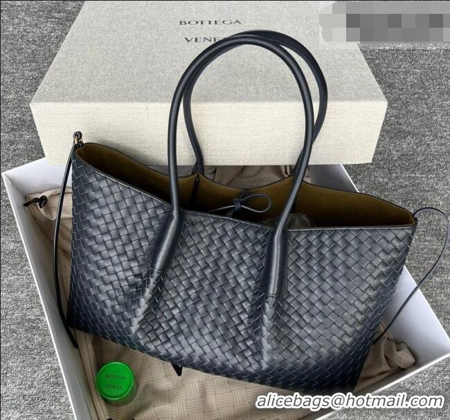 Best Price Bottega Veneta Medium Pinacoteca Tote Bag in Intrecciato Leather 817166 Midnight Blue 2026
