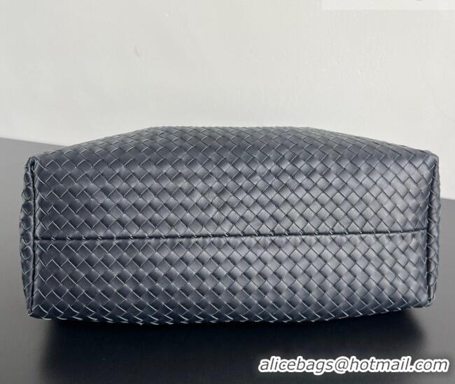 Best Price Bottega Veneta Medium Pinacoteca Tote Bag in Intrecciato Leather 817166 Midnight Blue 2026