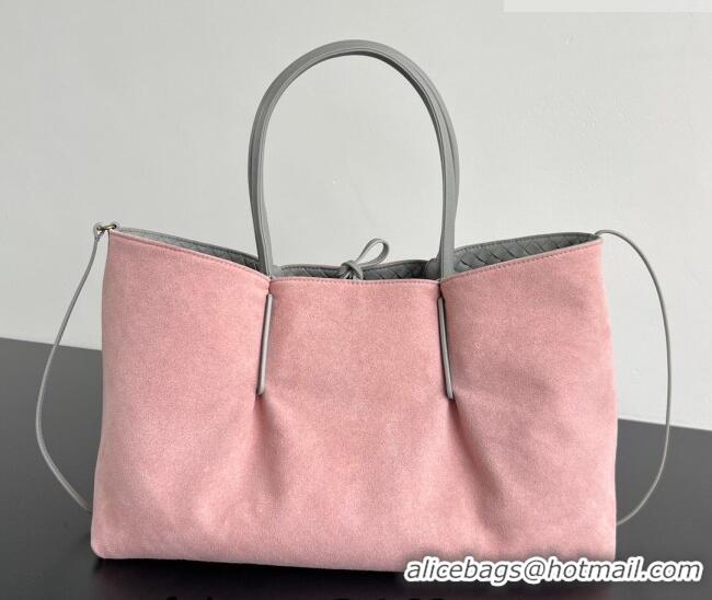 Free Shipping Bottega Veneta Medium Pinacoteca Tote Bag in Intrecciato Leather 817166 Silver Grey 2026