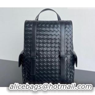 Well Crafted Bottega Veneta Men's Back To School Backpack Bag in Intrecciato Leather 805971 Space Blue 2026