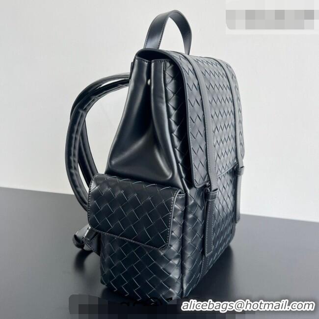 Well Crafted Bottega Veneta Men's Back To School Backpack Bag in Intrecciato Leather 805971 Space Blue 2026