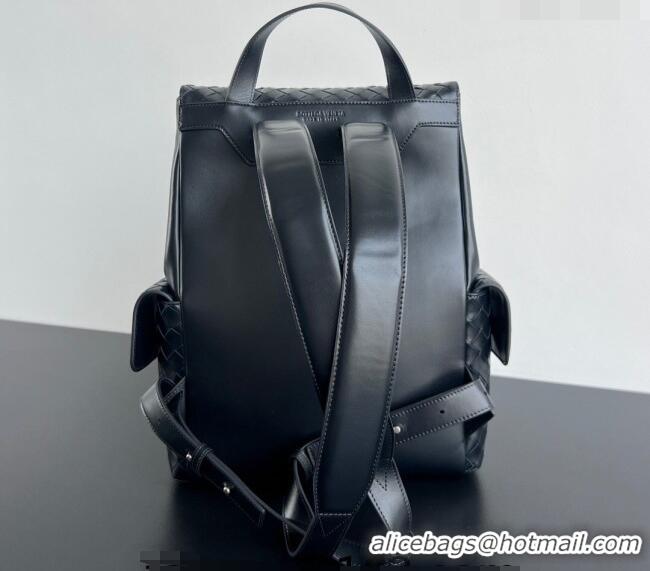 Well Crafted Bottega Veneta Men's Back To School Backpack Bag in Intrecciato Leather 805971 Space Blue 2026