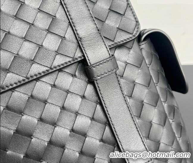 Classic Discount Bottega Veneta Men's Back To School Backpack Bag in Intrecciato Leather 805971 Black 2026