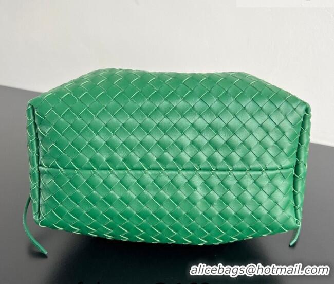 Top Grade Bottega Veneta Small Pinacoteca Tote Bag in Intrecciato Leather and Suede 819004 Jungle Green 2026