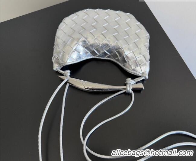 Good Product Bottega Veneta Mini Sardine Bag in Intrecciato Leather 744267 New Silver 2026
