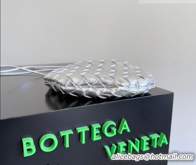Good Product Bottega Veneta Mini Sardine Bag in Intrecciato Leather 744267 New Silver 2026