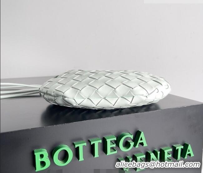 Famous Brand Bottega Veneta Mini Sardine Bag in Intrecciato Leather 744267 Glacier Blue 2026