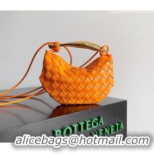 Luxury Cheap Bottega Veneta Mini Sardine Bag in Intrecciato Leather 744267 Orange 2026