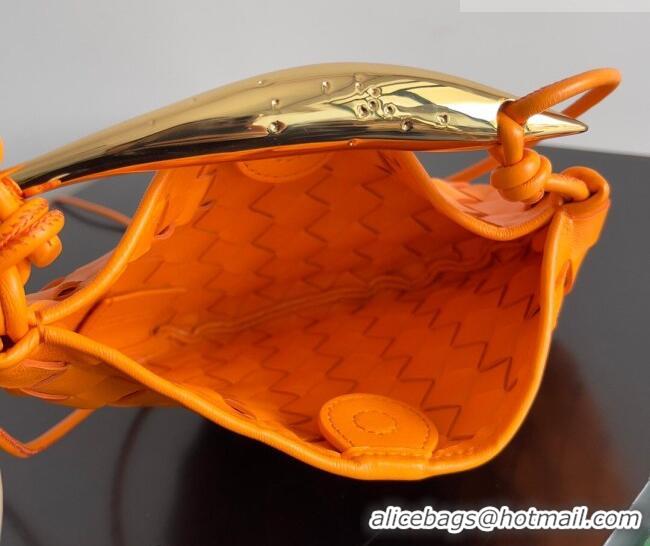 Luxury Cheap Bottega Veneta Mini Sardine Bag in Intrecciato Leather 744267 Orange 2026