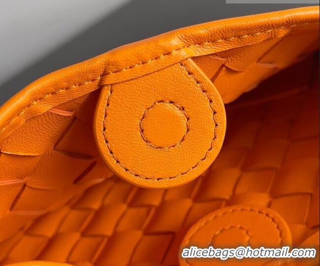 Luxury Cheap Bottega Veneta Mini Sardine Bag in Intrecciato Leather 744267 Orange 2026