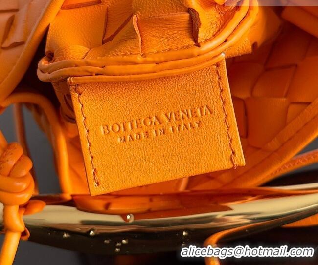 Luxury Cheap Bottega Veneta Mini Sardine Bag in Intrecciato Leather 744267 Orange 2026