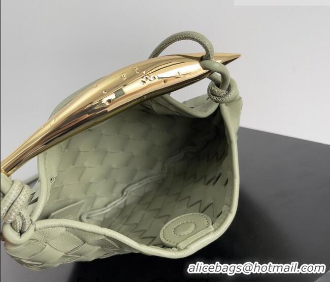 Good Taste Bottega Veneta Mini Sardine Bag in Intrecciato Leather 744267 Travertine Green 2026