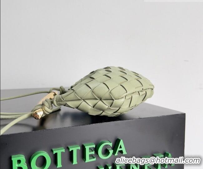 Good Taste Bottega Veneta Mini Sardine Bag in Intrecciato Leather 744267 Travertine Green 2026