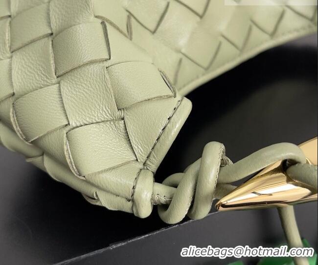 Good Taste Bottega Veneta Mini Sardine Bag in Intrecciato Leather 744267 Travertine Green 2026
