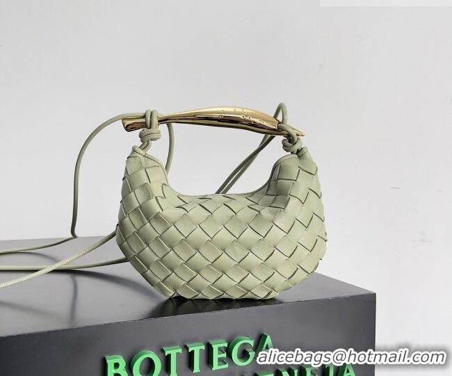 Good Taste Bottega Veneta Mini Sardine Bag in Intrecciato Leather 744267 Travertine Green 2026