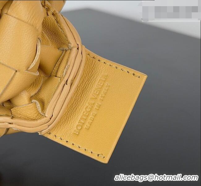 High Quality Bottega Veneta Mini Sardine Bag in Intrecciato Leather 744267 Yellow 2026